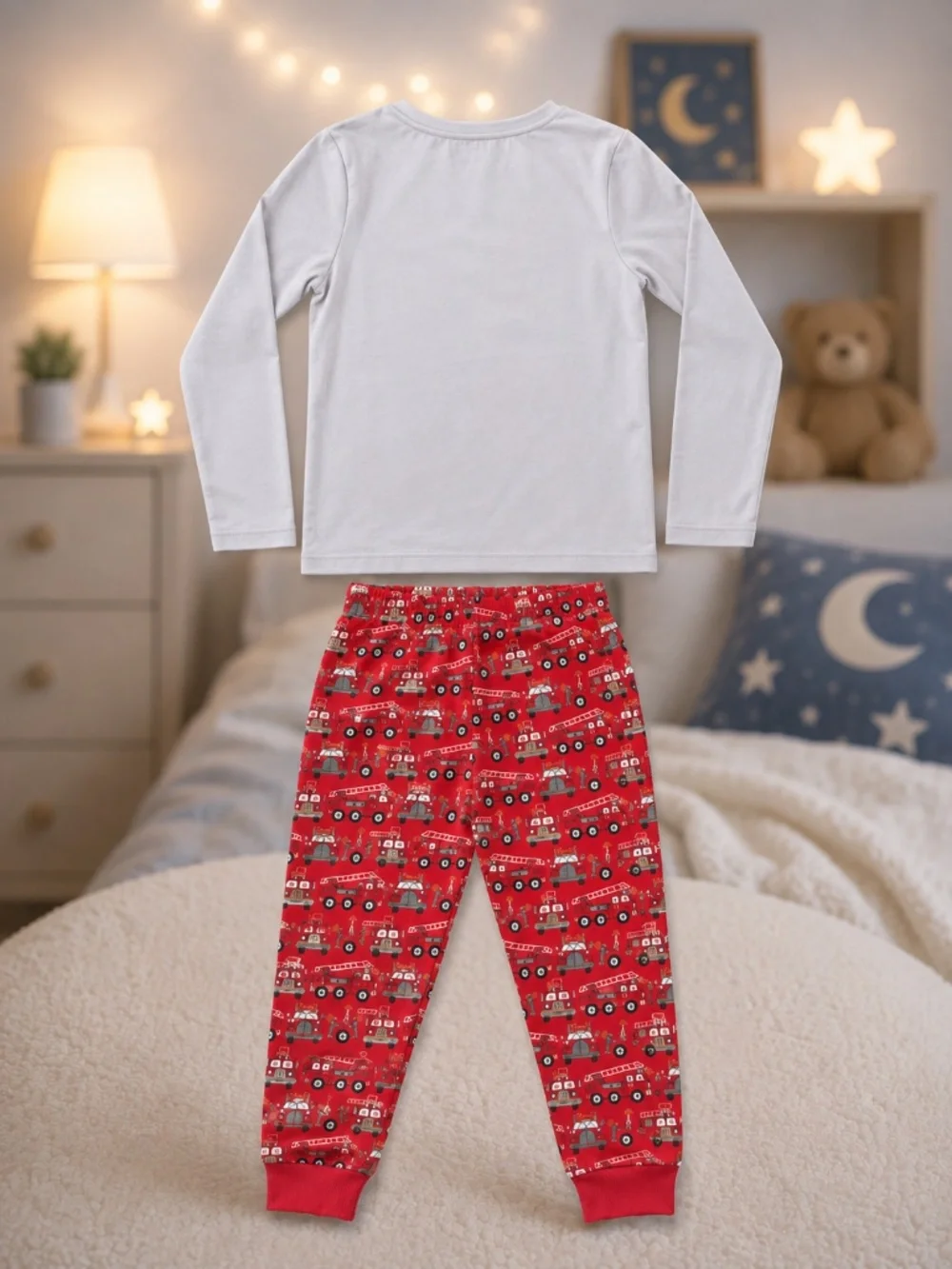 Boys Fire Truck Pajama Set 5T – Children’s Place Mixed Set